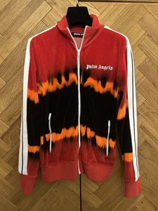 Palm Angels Tie Dye Chenille Velour Trainingsjacke einmal getragen authentisch Small - Bild 1 von 9