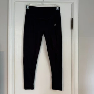 Gymshark Damen Sweat Seamless Sculpt Leggings schwarz Größe Large - Bild 1 von 7