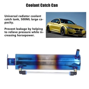 500ML Radiator Cooling Coolant Tank Overflow Catch Can Reservoir Aluminum Alloy - Picture 1 of 12
