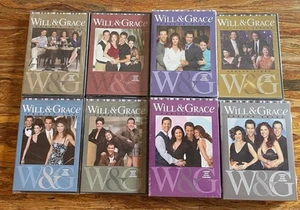 Will & Grace Complete TV Show Series DVD Seasons 1-8 Sealed Boxes NEW - Imagen 1 de 4