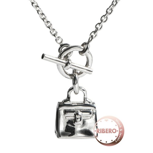 HERMÈS HERMES Amuleto Kelly Collana Ciondolo Argento