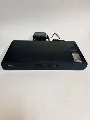Belkin Universal Secure 2-Port Dual-Head KVM F1DN202KVM-UN-3 - Image 1 of 4