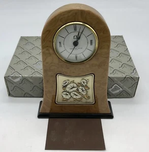 Reloj De Mesa Plata 925% Movimiento Cuarzo Alessandro Zenobi Preziosi - Imagen 1 de 13