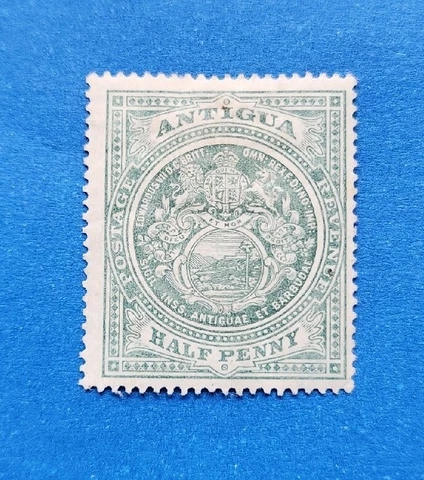 Antigua Stamp, Scott 31 Mint With a Fault Cover