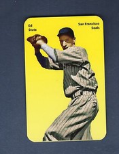 [#48] ED STUTZ, San Francisco Seals World War II card (Carl Aldana 2017)
