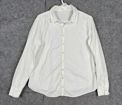 CP абажуры рубашка женщин средний слоновой кости / белый Corudory хлопок на пуговицах * - Изображение 1 из 4