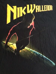 Camiseta gráfica de doble cara XL Nik Wallenda "King of the Highwire" para hombre - Imagen 1 de 8