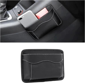 Car Seat Side Pocket Organizer, PU Leather Pen Phone Sunglasses Holder Tray Pouc - Picture 1 of 12