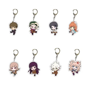 Danganronpa Kaede Junko Kokichi Kyouko Arcylic Keychain Key Ring Race Straps - Picture 1 of 21
