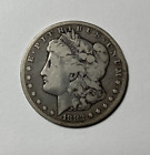 1882-CC Morgan argent dollar en circulation état