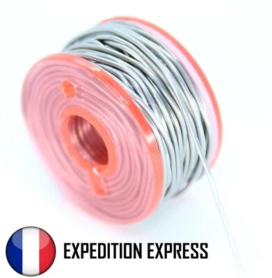 Fil étain à Soudure 3-5 m 0,6 mm 60% Étain Flux Plomb Fer à Souder Electronique  - Imagen 1 de 4
