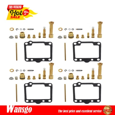 Kits de reconstrução de carburador 4x para Suzuki 1981-83 GS650E GS650G GS650GL - Imagem 1 de 4