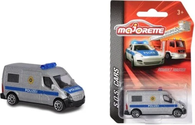 MAJORETTE · RENAULT MASTER POLICE · SILVER · BRAND NEW IN SEALED PACK - Image 1 of 4