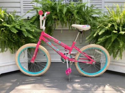 HUFFY SEA STAR GIRLS 20" G BICICLETA 50537 CRIANÇA IDADES 5+ ROSA ESPUMA DO MAR VERDE - Imagem 1 de 4