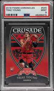 2018 Panini Chronicles #545 Trae Young PSA 9 Rookie RC