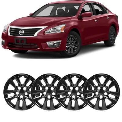 4 Pack hubcaps for 2013-2018 NISSAN ALTIMA SEDAN Wheel Cover; Glossy ;16 inch Foto 1 de 4