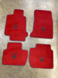 2007-20 Maserati Granturismo German Velour Custom 4pc Mats BEST Made USA NonSlip - Picture 1 of 24