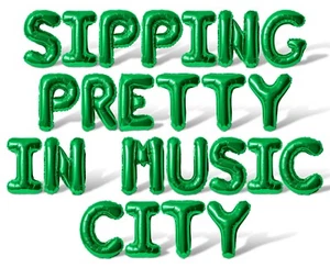 SIPPING PRETTY IN MUSIC CITY Letter Balloon Banner - Bachelorette Party Decors - Picture 1 of 55