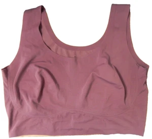 True&Co size Medium purple wireless pullover sports bra - Picture 1 of 5