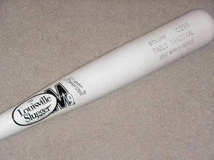 Pablo Sandoval H&B M9 Maple 2012 World Series Game Bat San Francisco Giants MVP - Picture 1 of 1