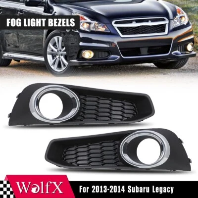 PAR de luces antiniebla para Subaru Legacy 2013-2014 con cubierta de bisel negro pasajero + conducción Foto 1 de 4