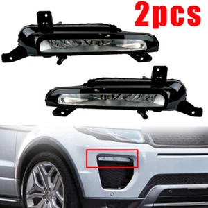 2x LED Headlight Fog Lights For Land Rover Range Rover Evoque 2016-2019 LH+RH - Picture 1 of 4