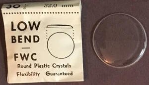 FWC Low Bend - Swiss - Vintage Watch Crystals - Various Sizes - Picture 1 of 1