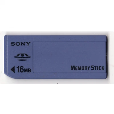 Genuine Sony 16MB Memory Stick MS Card, Long MS For Sony Camera Old Model - Image 1 of 3