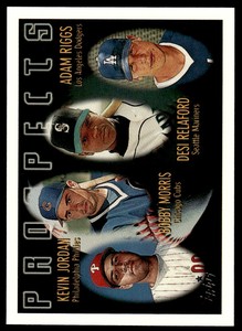 1996 Topps Kevin Jordan/Bobby Morris/Desi Relaford/Adam Riggs Rookie
