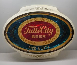 1981 FALLS CITY BIER SCHILD PICK A CITY VINTAGE PLAKETTE - Bild 1 von 11