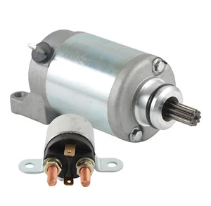 12V STARTER MOTOR AND RELAY KIT FOR BOMBARDIER ATV RALLY CAN AM QUEST 500XT 175 - Picture 1 of 2