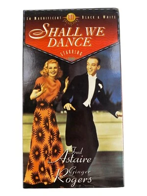 VHS Set Of 3 Astraire & Rogers Top Hat, Swing Time, And Shall We Dance Box Set - Image 1 of 4