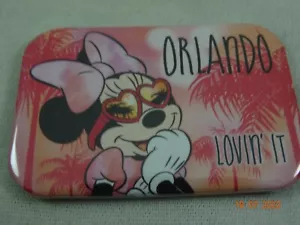 Disney Minnie Mouse Orlando Lovin' It Magnete Souvenir 3" NUOVO - Foto 1 di 8