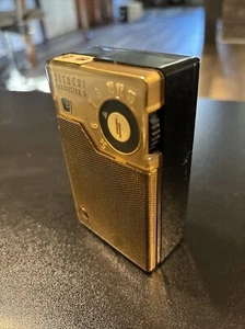 HITACHI TH-666 Transistor Radio - GOLD Beauty. JAPAN Static Only - Picture 1 of 5