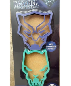 Wakanda Forever Black Panther Breakfast Silicone Molds New - Picture 1 of 5