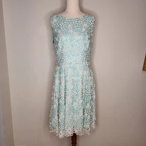 Review womans queenie dress size 12 floral lace pattern brand new with tags. - Picture 1 of 12