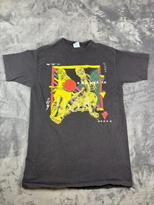 Vintage Coast Club Abstract Soccer MLS Graphic T-Shirt Black USA Futbol RARE Med - Picture 1 of 10