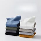 Casual Mens Cotton Mesh Solid Moisture Wicking Low Cut Ankle Crew Socks UK7-11