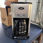 CUISINART 12 CUP PROGRAMMABLE COFFEE MAKER BREWER DCC-1200C - GOOD CONDITION