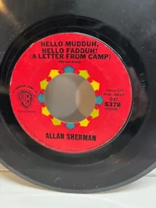 Original 1964 Allan Sherman "Hello Muddah, Hello Fadduh!" 45 RPM record - Picture 1 of 2