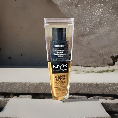 NYX Can't Stop Won't Stop Matte Finish Contour Concealer 24h Full "Warm Honey" - Image 1 of 4