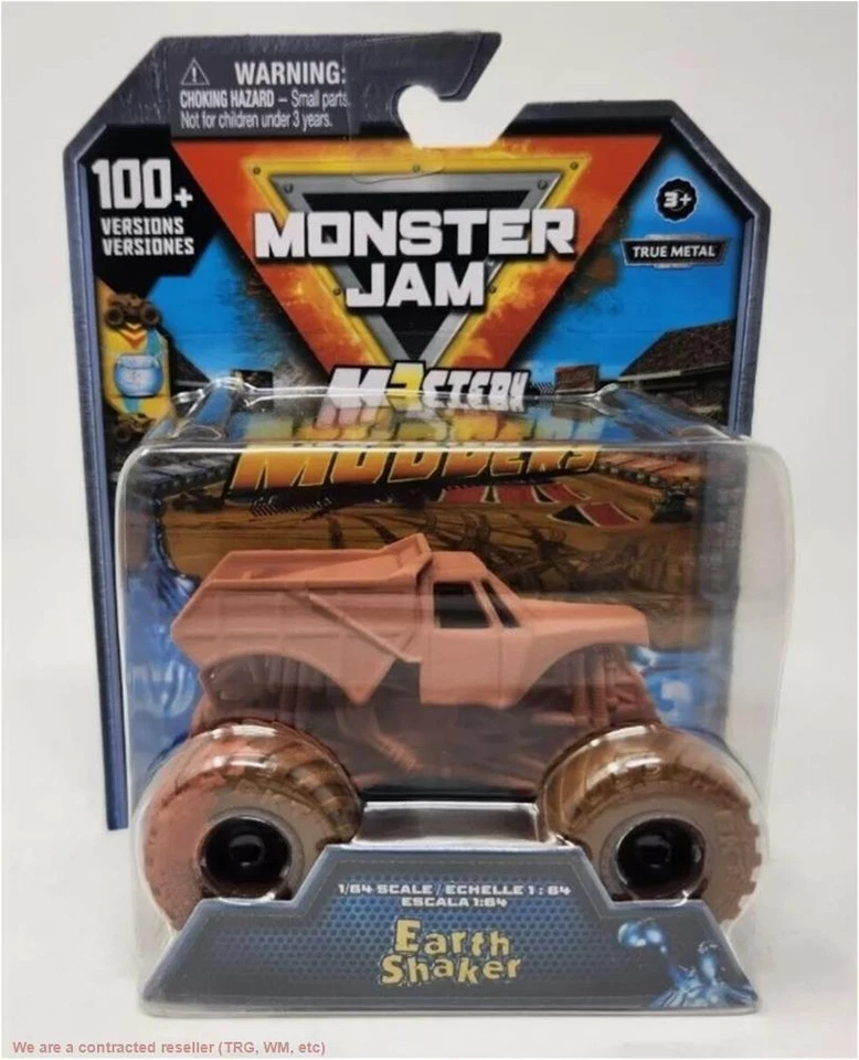 Camión diecast Monster Jam Mystery Mudder - EARTH SHAKER escala 1:64 Foto 1 de 1