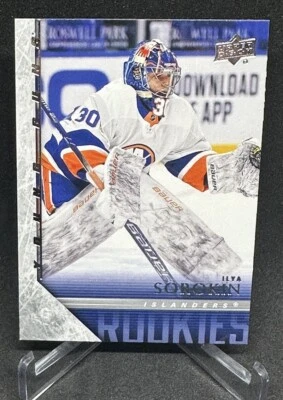2020-21 Extended Series 2005-06 Upper Deck Tribute Ilya Sorokin #T-88 Rookie RC - Image 1 of 2