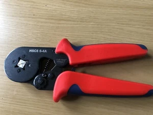 Self Adjusting Crimping Plier Pliers For Insulated & Non-Insulated Wire Ferrules - Picture 1 of 3