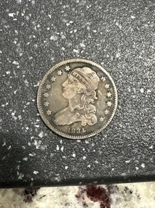 1834 Capped Bust Quarter TY - Picture 1 of 2
