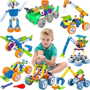 11 in 1 STEM Toys for 4 5 6 7 8+ Year Old Boy Birthday Gifts Building Toys Kids  - Picture 1 of 8