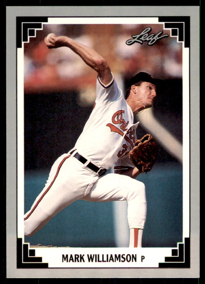 1991 Leaf Mark Williamson Baseball Cards #21 - Image 1 of 2