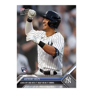 Anthony Volpe - 2023 MLB TOPPS NOW Card 119 - RC Rookie 1st HR lead off - Picture 1 of 2