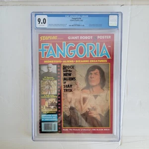 Fangoria   4 CGC 9.0 Salem's Lot/Alien/Star Trek/Starlog/OOP/Vintage/Horror  - Picture 1 of 6