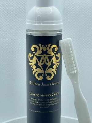 Jewelry Cleaner Solution Safely Clean All Jewelry Gold Silver Diamonds Stones - Image 1 of 2